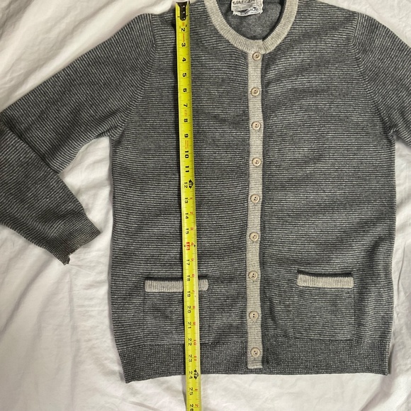 Vintage 100% Cashmere Cardigan by Jaeger (size m) - Picture 3 of 6